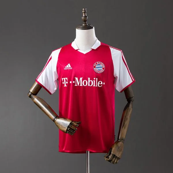 Camiseta de fútbol Bayern Munich 2003/04 LOCAL MANGA CORTA VERSION FAN